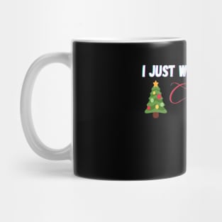 I just wanna watch Christmas movies and chill Christmas unisex t-shirt for wine lovers. Mug